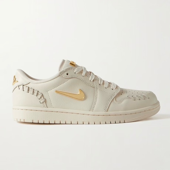 Nike Shoes - Air Jordan 1 Low Embellished Whipstitched Sneakers